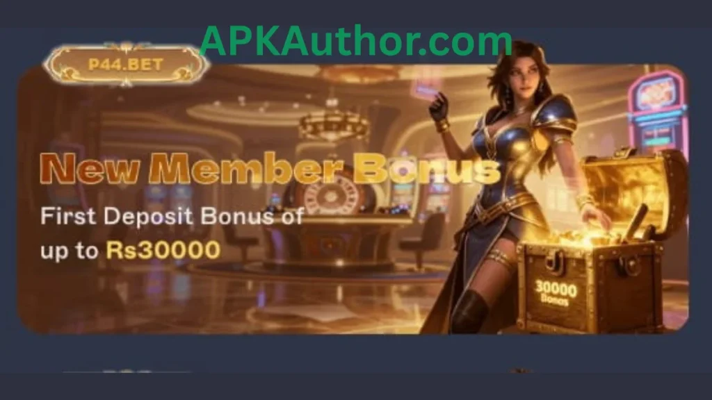 P44 Bet Game APK first time deposite bonuses of game for new users