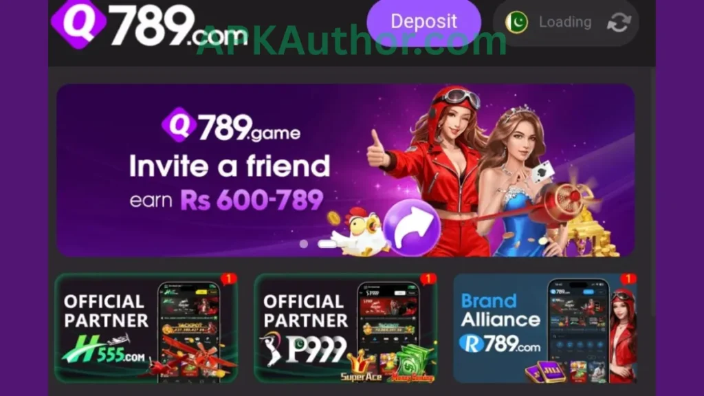 Q789 Game referral rewards of game for new game users